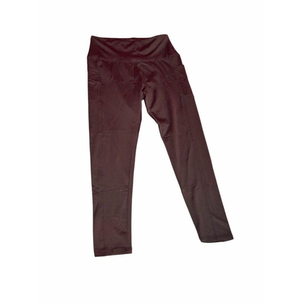 High-Waist Leggings in Dark Brown for Women